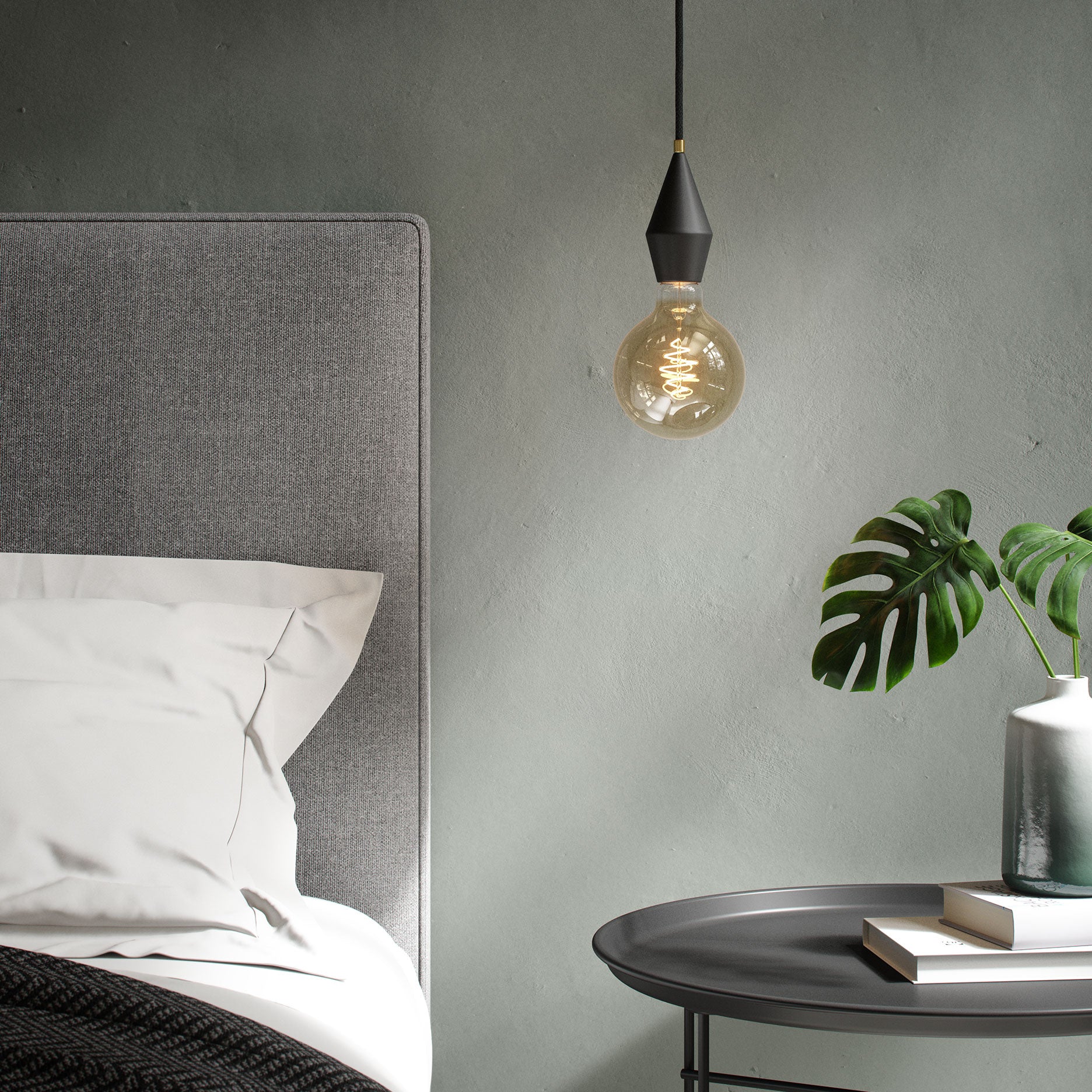 Pære deko E27 spiral guld